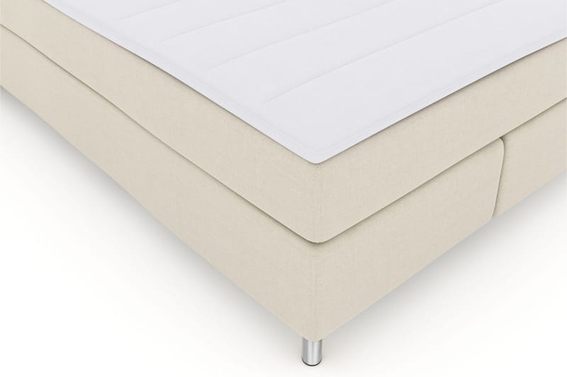 Select No 3 Kontinentalsäng 140x200 Fast - Beige/Metall - Products - Möbler - Säng - Kontinentalsäng