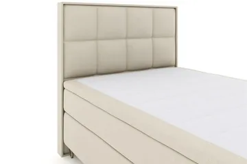 Select No 4 Komplett Sängpaket 160x200 Fast - Beige/Metall V-form - Products - Möbler - Säng - Kontinentalsäng