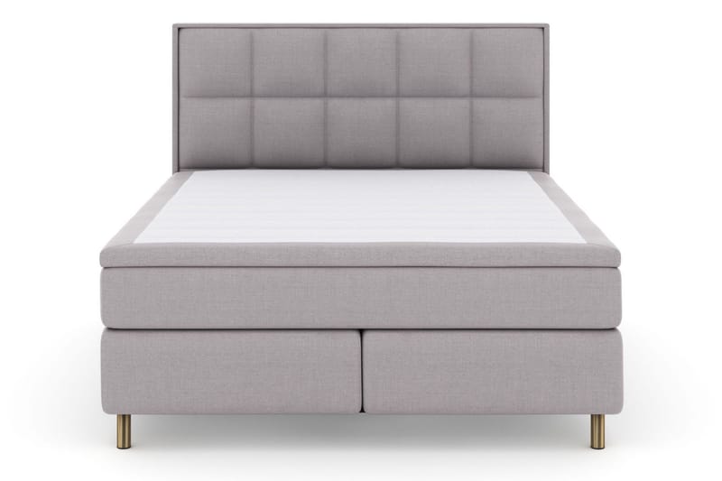 Select No 4 Komplett Sängpaket 160x200 Fast - Ljusgrå/Koppar - Products - Möbler - Säng - Kontinentalsäng