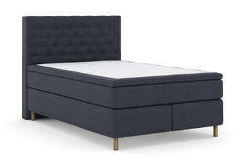 Select No 4 Kontinentalsäng 160x200 Fast/Medium - Blå/Metall - Products - Möbler - Säng - Kontinentalsäng