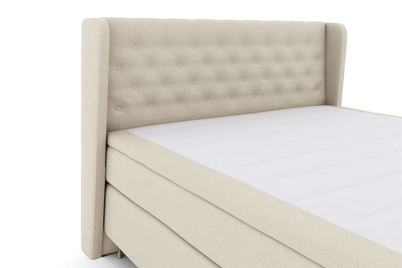 Select No 5 Komplett Sängpaket 180x200 Fast Latex - Beige/Guld - Products - Möbler - Säng - Kontinentalsäng