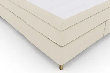 Select No 5 Komplett Sängpaket 210x210 Medium Latex - Beige/Koppar - Products - Möbler - Säng - Kontinentalsäng