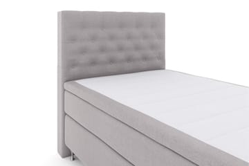 Select No 5 Kontinentalsäng 120x200 Medium Latex - Ljusgrå/Silver - Products - Möbler - Säng - Enkelsäng