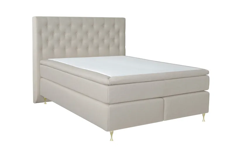 Select No 5 Kontinentalsäng 180x200 Fast Watergel - Beige/Guld - Products - Möbler - Säng - Kontinentalsäng