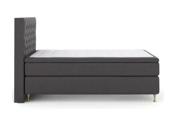 Select No 6 Kontinentalsäng 120x200 Fast Latex/Memory - Mörkgrå - Products - Möbler - Säng - Enkelsäng