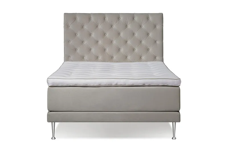 VICTORIA Kontinentalsäng 140, Beige