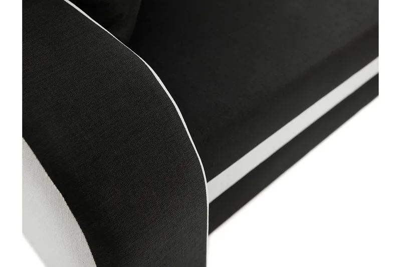 Alvared 3-sits Hörnbäddsoffa Universal - Blå/Vit - Products - Möbler - Soffa - Bäddsoffa - Bäddsoffa längsbäddad