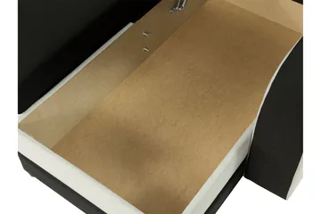 Alvared 3-sits Hörnbäddsoffa Universal - Röd/Svart - Products - Möbler - Soffa - Bäddsoffa - Bäddsoffa divan