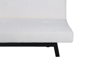 Bodil Bäddsoffa - Vit/Svart - Products - Möbler - Soffa - Bäddsoffa - Bäddsoffa längsbäddad