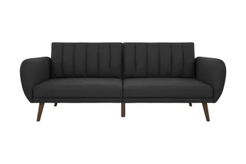 Brittany Bäddsoffa Mörkgrå - Novogratz - Products - Möbler - Soffa - Bäddsoffa - Bäddsoffa längsbäddad