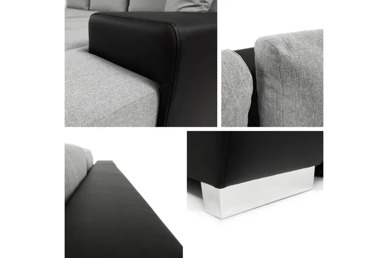 Cerys Bäddsoffa m. Divan 3-sits - Brun - Products - Möbler - Soffa - Bäddsoffa - Bäddsoffa divan