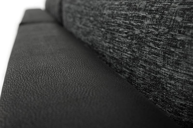 Cerys Divanbäddsoffa 265x185x85 cm Universal - Svart - Products - Möbler - Soffa - Bäddsoffa - Bäddsoffa längsbäddad