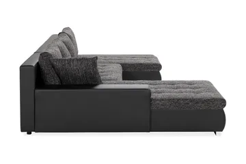 Cillo 2-sits Bäddsoffa - Svart/Grå - Products - Möbler - Soffa - Bäddsoffa - U bäddsoffa