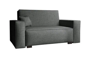 Denegal 2-sits liten bäddsoffa i Tyg - Grå - Products - Möbler - Soffa - Bäddsoffa - 2 sits bäddsoffa