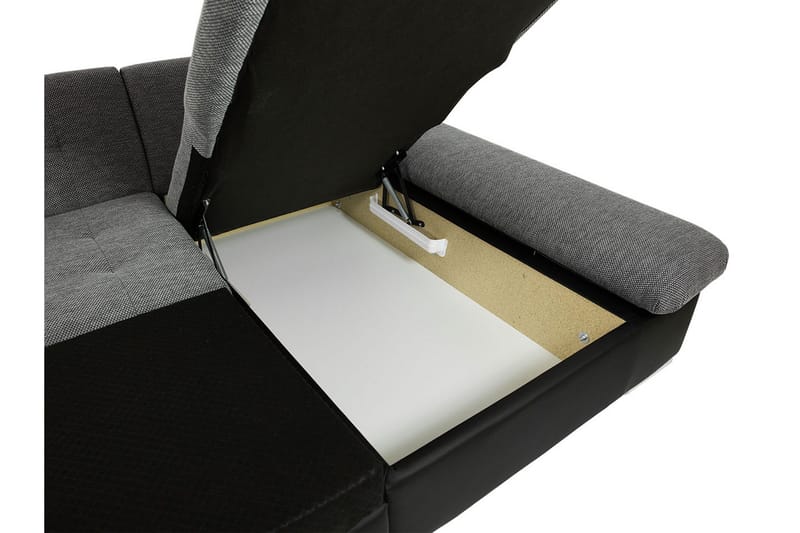 Dewitt 3-sits Bäddsoffa - Röd/Grå/Vit - Products - Möbler - Soffa - Bäddsoffa - U bäddsoffa