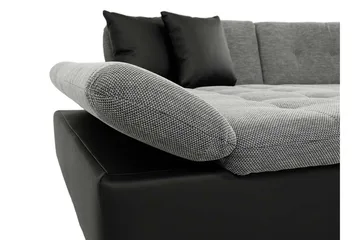 Dewitt 6-sits Bäddsoffa - Mörkgrå - Products - Möbler - Soffa - Bäddsoffa - U bäddsoffa