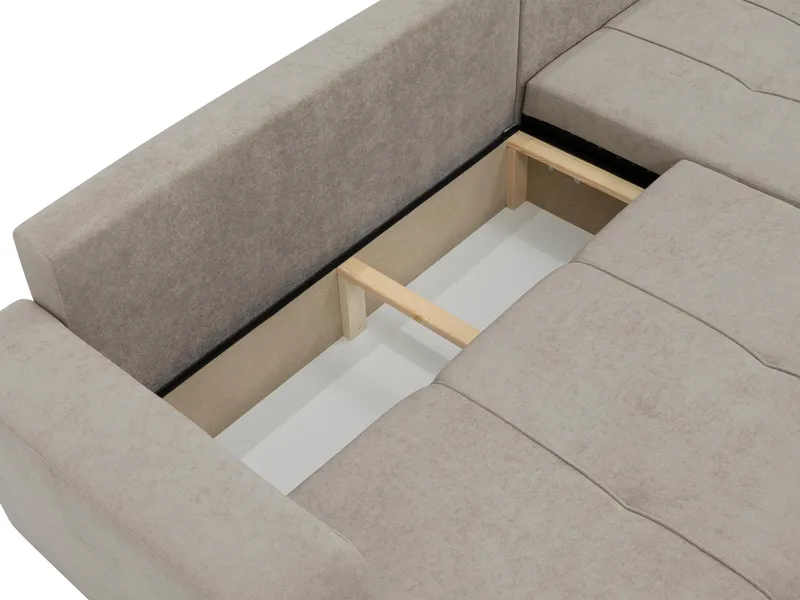 Flo Bäddsoffa med Divan 3-sits - Vit - Products - Möbler - Soffa - Bäddsoffa - Bäddsoffa divan