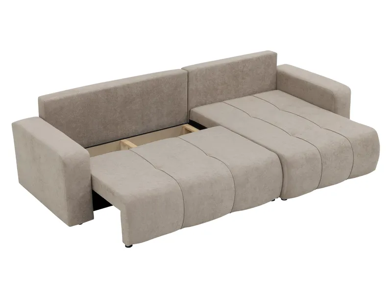 Flo Bäddsoffa med Divan 3-sits - Vit - Products - Möbler - Soffa - Bäddsoffa - Bäddsoffa divan