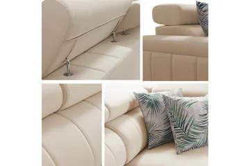 Galbally 3-sits Hörnbäddsoffa Dark blue - Products - Möbler - Soffa - Bäddsoffa - Hörnbäddsoffa