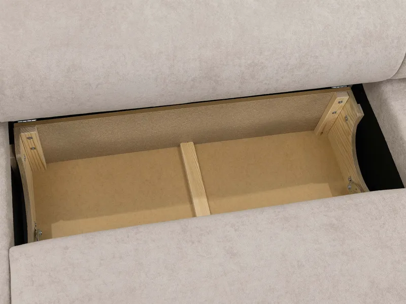 Hanish Bäddsoffa Dubbeldivan 5-sits - Grå - Products - Möbler - Soffa - Bäddsoffa - U bäddsoffa