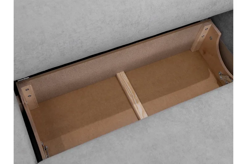 Hanish Bäddsoffa med Divan 3-sits i Plysch - Beige - Products - Möbler - Soffa - Bäddsoffa - Bäddsoffa divan