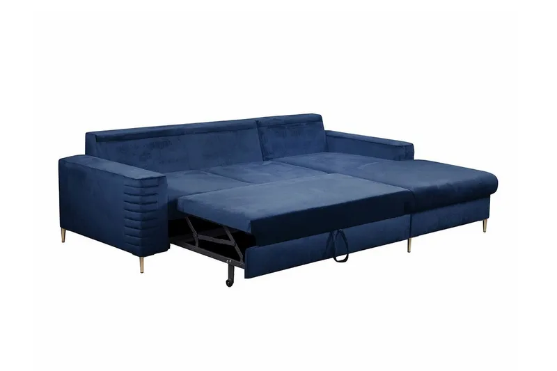 Kintore 3-sits Hörnbäddsoffa Dark blue - Products - Möbler - Soffa - Bäddsoffa - Hörnbäddsoffa
