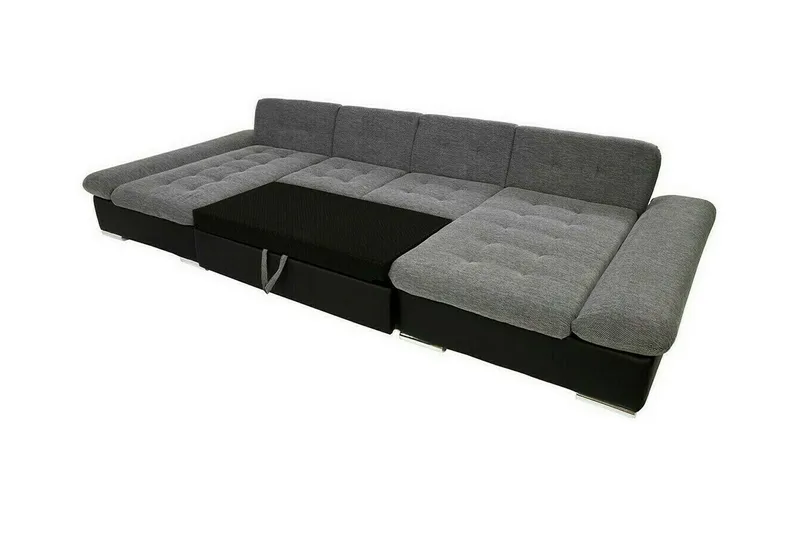 Kintore 4-sits Hörnbäddsoffa Grey - Products - Möbler - Soffa - Bäddsoffa - Bäddsoffa längsbäddad