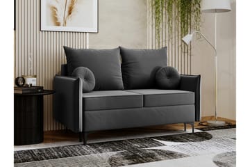 Knocklong 2-sits Bäddsoffa - Mörkgrå - Products - Möbler - Soffa - Bäddsoffa - Bäddsoffa längsbäddad