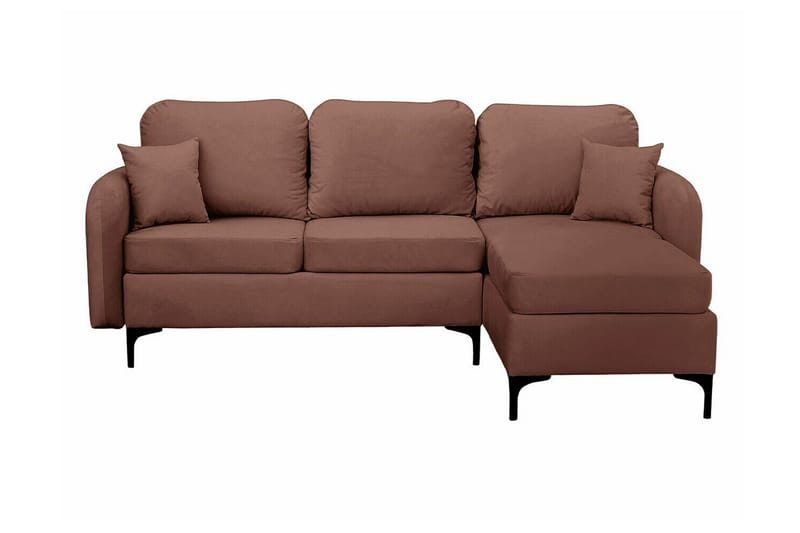 Knocklong 3-sits Hörnbäddsoffa Brown - Products - Möbler - Soffa - Bäddsoffa - Hörnbäddsoffa