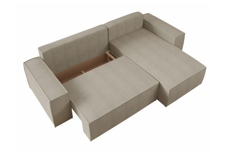 Knocklong 3-sits Hörnbäddsoffa - Cream - Products - Möbler - Soffa - Bäddsoffa - Bäddsoffa divan