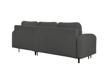 Knocklong 3-sits Hörnbäddsoffa Dark grey - Products - Möbler - Soffa - Bäddsoffa - Hörnbäddsoffa