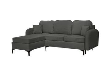 Knocklong 3-sits Hörnbäddsoffa Dark grey - Products - Möbler - Soffa - Bäddsoffa - Hörnbäddsoffa