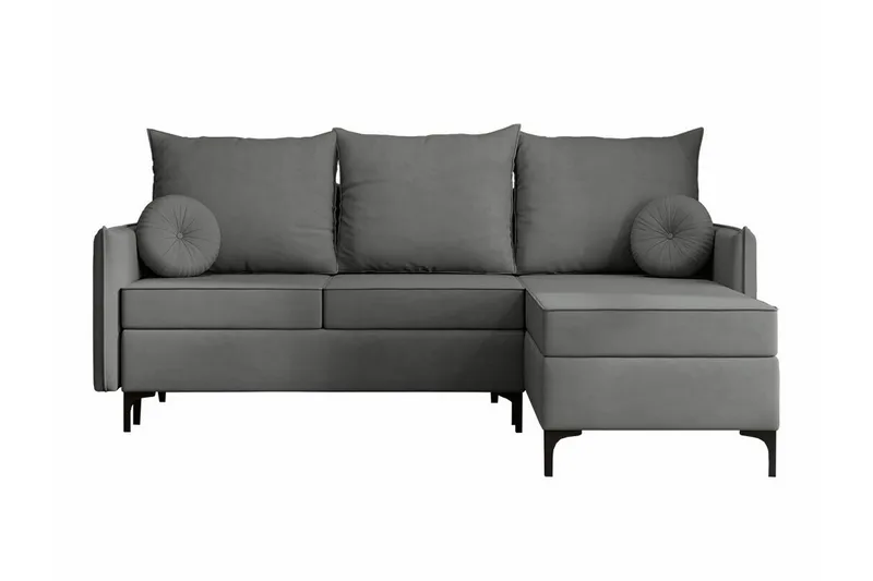 Knocklong 3-sits Hörnbäddsoffa - Grå - Products - Möbler - Soffa - Bäddsoffa - Hörnbäddsoffa