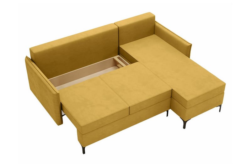 Knocklong 3-sits Hörnbäddsoffa - Grön - Products - Möbler - Soffa - Bäddsoffa - Bäddsoffa divan