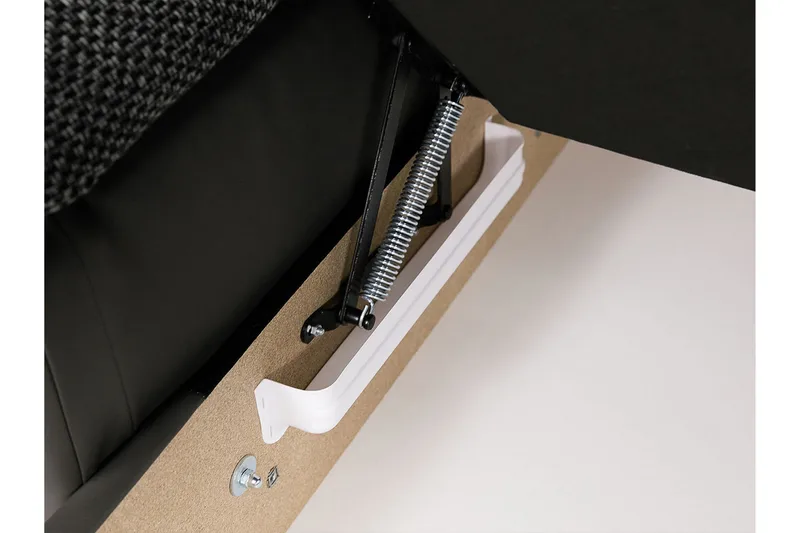 Niko U-Bäddsoffa 350x205x76 cm Divan Höger - Grå/Vit - Products - Möbler - Soffa - Bäddsoffa - Bäddsoffa längsbäddad