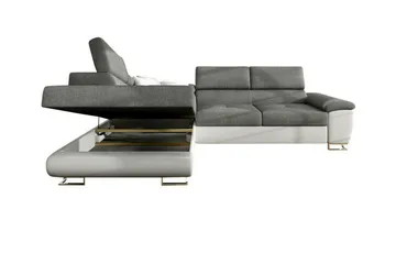 Reginia 3-sits Hörnbäddsoffa White - Products - Möbler - Soffa - Bäddsoffa - Hörnbäddsoffa