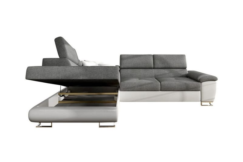 Reginia 3-sits Hörnbäddsoffa White - Products - Möbler - Soffa - Bäddsoffa - Hörnbäddsoffa