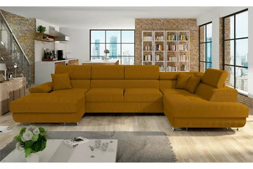 Reginia 4-sits Hörnbäddsoffa - Products - Möbler - Soffa - Bäddsoffa - Hörnbäddsoffa