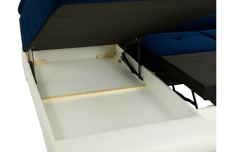 Reginia Bäddsoffa m. Schäslong L-formad - Products - Möbler - Soffa - Bäddsoffa - Bäddsoffa längsbäddad