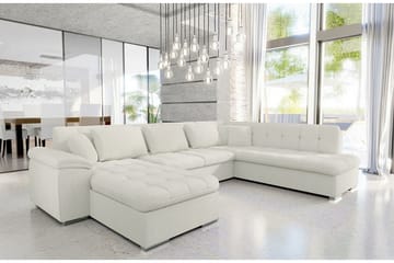 Sakri 5-sits Hörnbäddsoffa White - Products - Möbler - Soffa - Bäddsoffa - Bäddsoffa divan