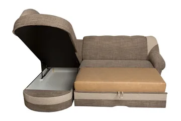 Sandra Hörnbäddsoffa - Brun - Products - Möbler - Soffa - Bäddsoffa - Hörnbäddsoffa