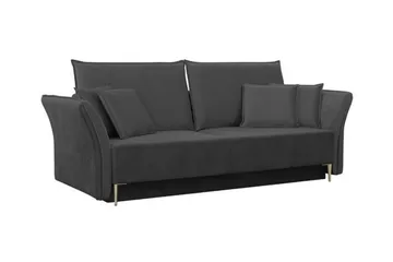 Staffin 3-sits Bäddsoffa Dark grey - Products - Möbler - Soffa - Bäddsoffa - 3 sits bäddsoffa