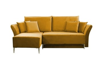 Staffin 3-sits Hörnbäddsoffa Dark yellow - Products - Möbler - Soffa - Bäddsoffa - Hörnbäddsoffa