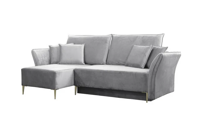 Staffin 3-sits Hörnbäddsoffa Ljusgrå - Products - Möbler - Soffa - Bäddsoffa - Hörnbäddsoffa