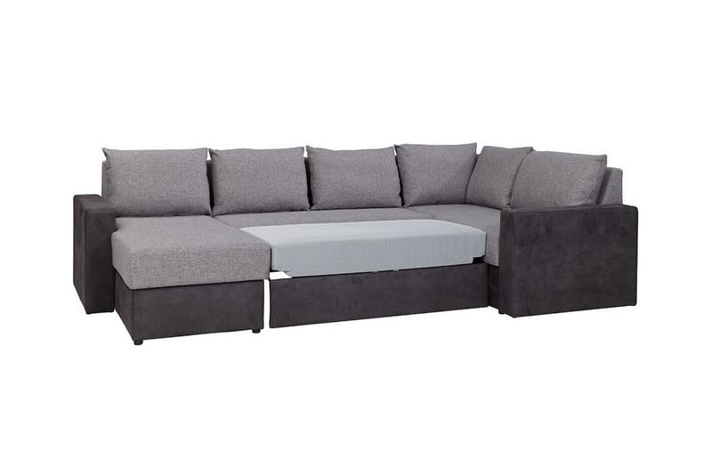 Staffin 4-sits Hörnbäddsoffa Dark grey - Products - Möbler - Soffa - Bäddsoffa - Hörnbäddsoffa
