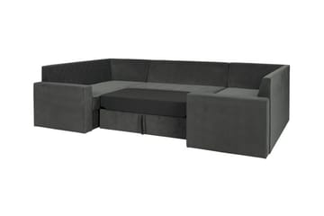 Staffin 4-sits Hörnbäddsoffa Dark grey - Products - Möbler - Soffa - Bäddsoffa - Hörnbäddsoffa