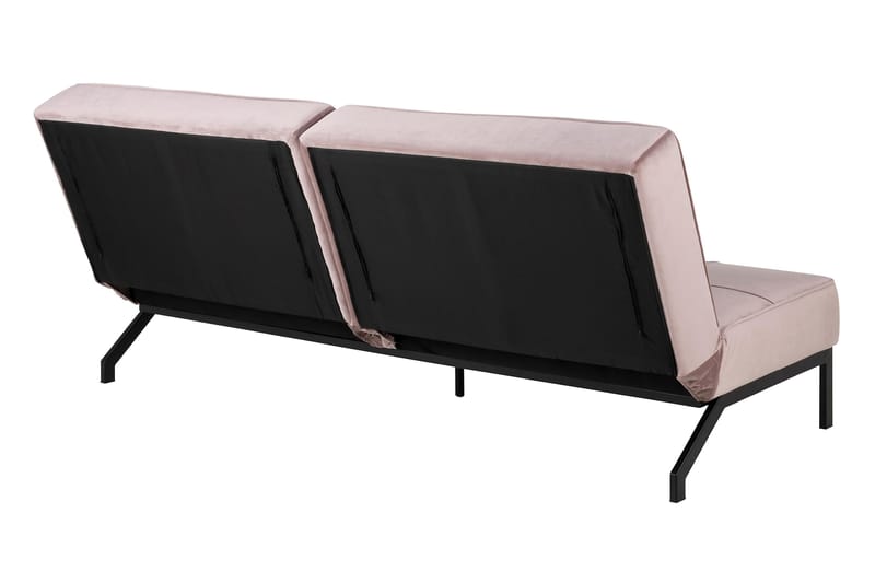 Stefan Bäddsoffa Sammet - Rosa - Products - Möbler - Soffa - Bäddsoffa - 2 sits bäddsoffa