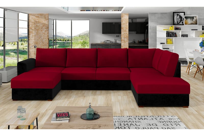 Taberk Bäddsoffa m. Divan och Schäslong - Products - Möbler - Soffa - Bäddsoffa - Bäddsoffa divan