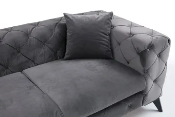 Beachport 2-sits Soffa - Antracit/Svart - Products - Möbler - Soffa - Sammetssoffa