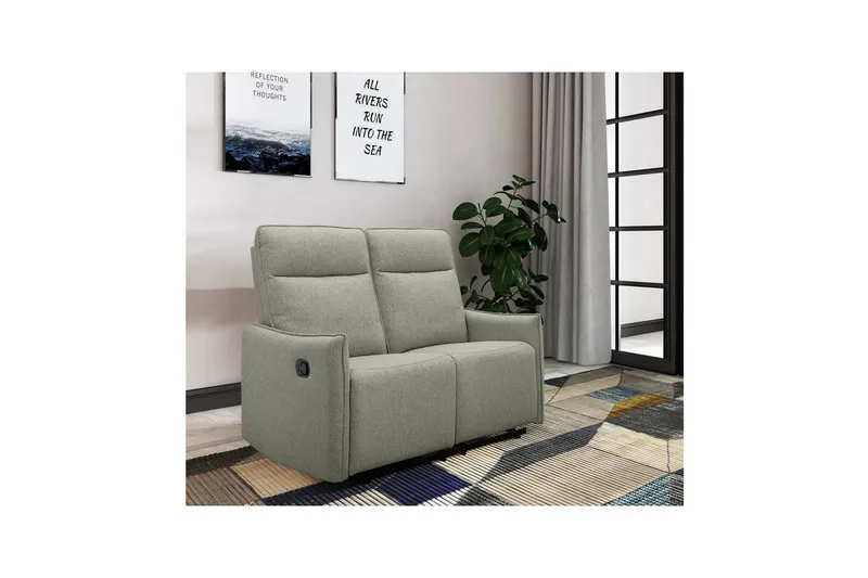 Lugo Reclinersoffa 2-sits - Grön - Products - Möbler - Soffa - Biosoffa & reclinersoffa